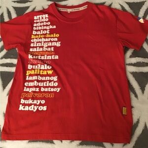 Red Kids Graphic T-Shirt